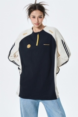 骑行服速干亨利领长袖t恤新款潮牌休闲打底衫A157B-T280-特P43，男装T恤，电商A157B