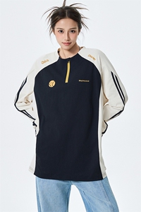 骑行服速干亨利领长袖t恤新款潮牌休闲打底衫A157B-T280-特P43图片