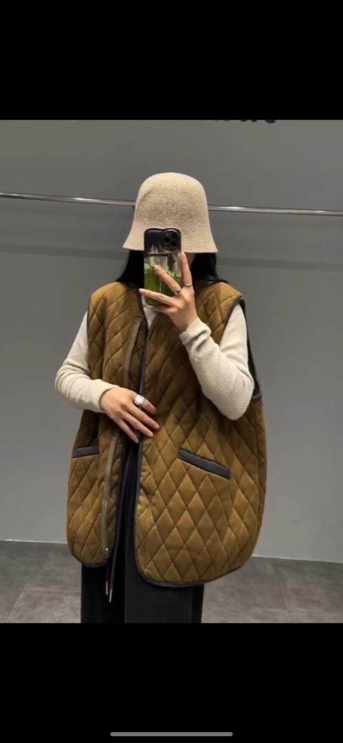 秋冬新款压格马甲，女装马甲，JIAN.Z 简.站