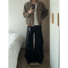 【有货】JK366CC-特P78千鸟格哈灵顿毛呢外套男短款立领夹克，男装夹克，星座1007（原301D）