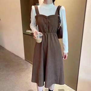秋装连衣裙图片
