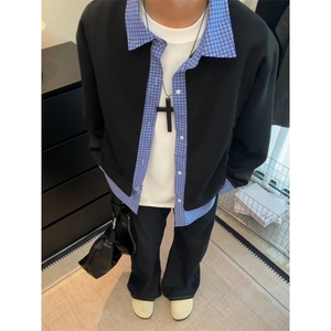 JY129-P48 高街潮牌港风日系原宿风韩版潮流宽松夹克 网图图片