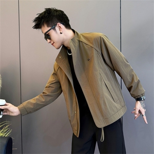 JK559-P98控138男潮牌立领外套韩版潮流男装上衣2025新款春秋季衣图片