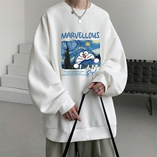 8XL圆领卫衣男超大码胖子肥佬大号长袖t恤S6391-P28，男装卫衣，电商A040