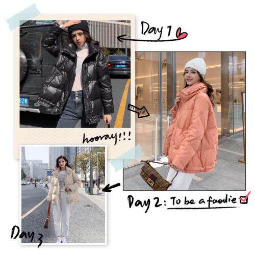 冬季棉服羽绒服，女装棉衣/棉服，可可西米