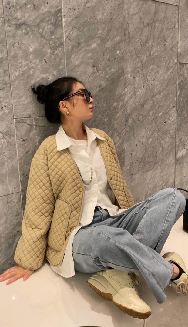 格子小衣,女装棉衣/棉服,依姿黛