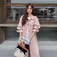 ZB305-6805粉色长外套P165K258，女装短外套，浙宝305