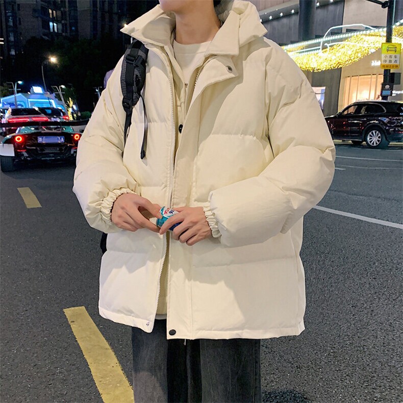 ！2025秋冬新款男士假两件棉衣加厚保暖棉服外套MY1248特P85图片