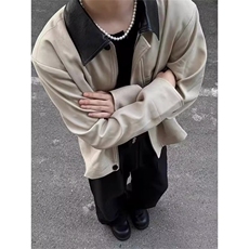 美式复古底特律工装夹克男春季宽松撞色翻领休闲外套潮J2597，男装夹克，星座1116A（原606A-3）