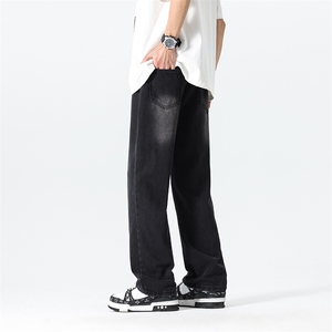 渐变色微喇牛仔裤男款美式高街vibe裤子微喇 310A-4-JY-J901-P40图片
