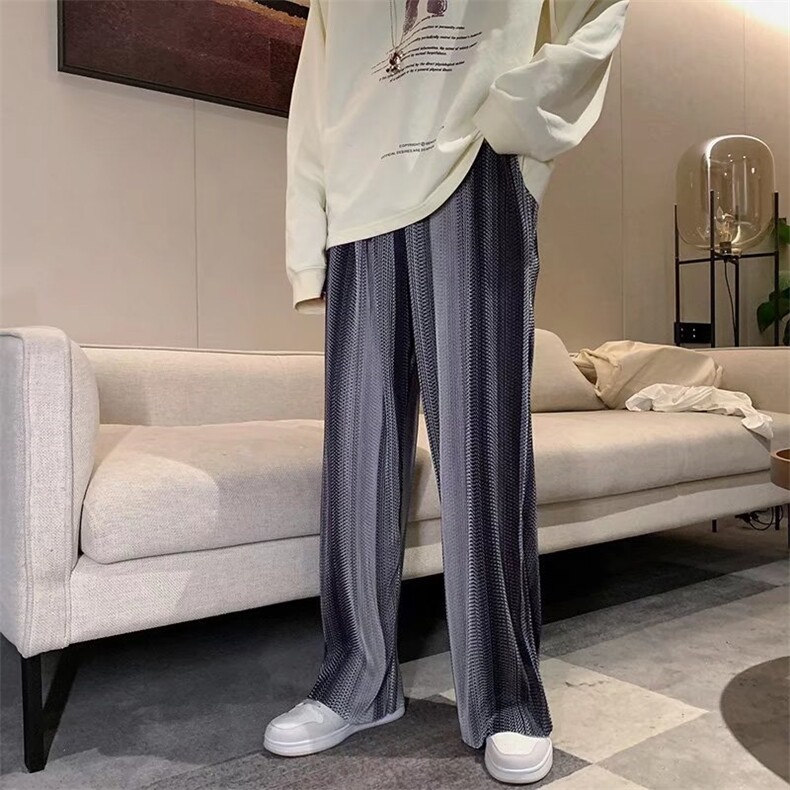 男春季潮流时尚休闲长裤冰丝压褶扎染休闲裤KZ05P30,男装休闲裤,星座1116-2