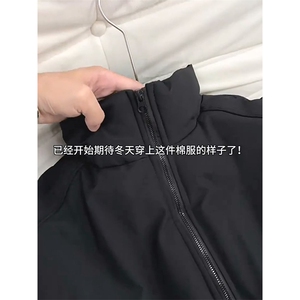 现货冬季美式休闲加厚雪山外套夹克立领纯色三防户外工装棉服图片