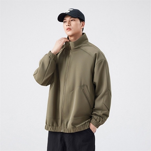 新款中性风户外夹克男立领纯色上衣冲锋衣外套DSA157B-JK7822-P60图片