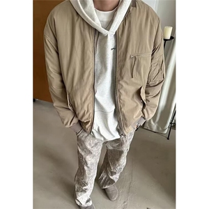 春秋季新款潮牌痞帅高端外套棒球服男工装夹克 JK04图片