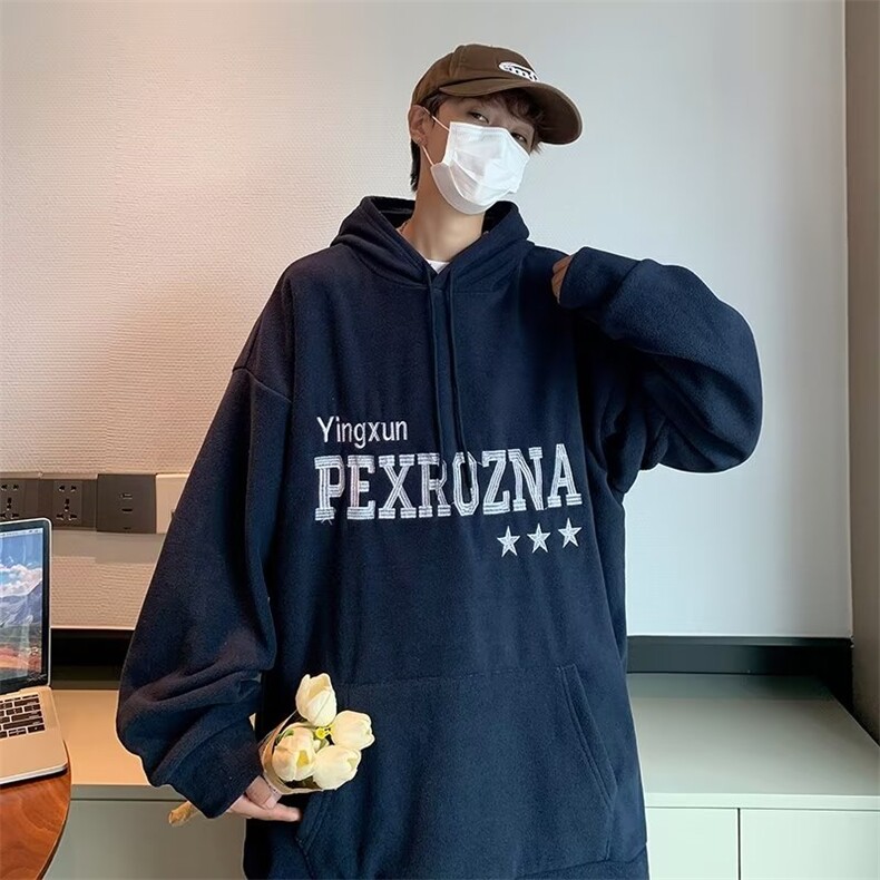 卫衣男潮牌秋冬高街hiphop外套加绒Y65P43,男装卫衣,星座1116-2