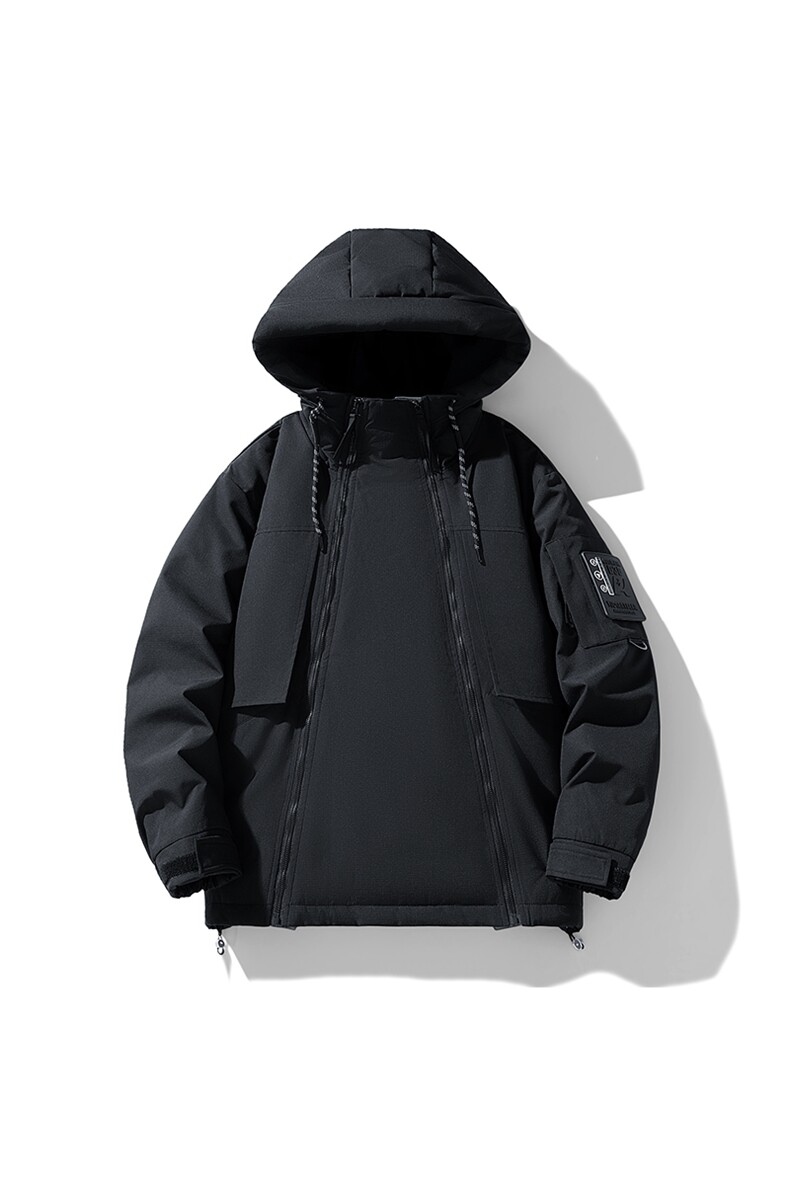 新标90白鸭绒连帽羽绒服时尚休闲百搭工装外套BL3991-P240,男装羽绒服,电商B306