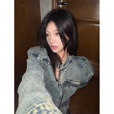 DY2305-P78美式水洗垫肩拼接牛仔外套潮牌夹克男-网图档口大货，男装夹克，星座603-2