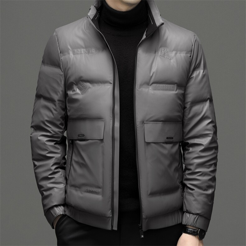 CSYR22087钱塘2020-2冬季厚款商务休闲立领中年男士羽绒服P205图片