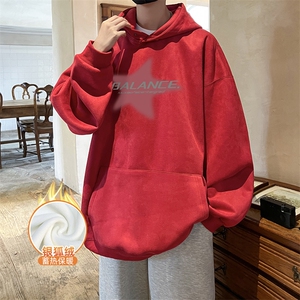 量大优可提供视频麂皮绒卫衣连帽HD019-1-LPWY4211JR-P50图片