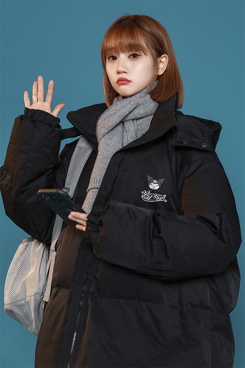 中性风秋冬宽松加厚印花连帽棉衣外套MY6212P115控158,男装棉衣,电商A268
