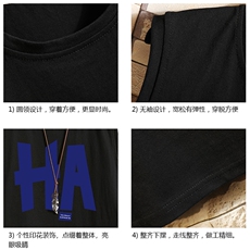 BX25258-P20港风运动汗背心男大码汗衫男无袖T恤男砖墙，男装T恤，电商A040A