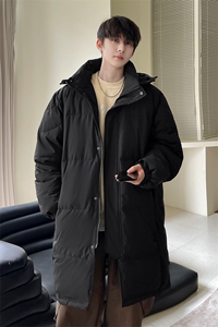 羽绒服男冬季新款港风宽松长款白鸭绒外套YR932-P170(控价228图片