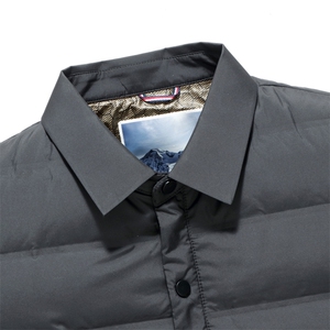 HYD25058新款冬季男士鸭绒羽绒服翻领保暖外套修身大衣图片