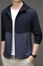 男防晒服2023夏季薄款中年男士外套夹克宽松透气百搭防晒衣皮肤衣，男装夹克，电商B212（原钱塘6029）