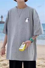 DX17167-P20纯棉短袖t恤男大码半袖打底衫宽松体恤衫港风，男装T恤，电商A040