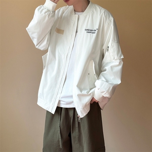 现货主推秋季休闲工装夹克外套男日系潮男棒球服A351-JK020-P95图片