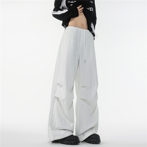 8XL-M 新款速干肌理感直筒工装裤男宽松早秋休闲裤阔腿裤K9172P68图片