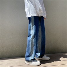 四季主推宽松阔腿拖地牛仔裤长裤B377-N672-P45- 限58图片