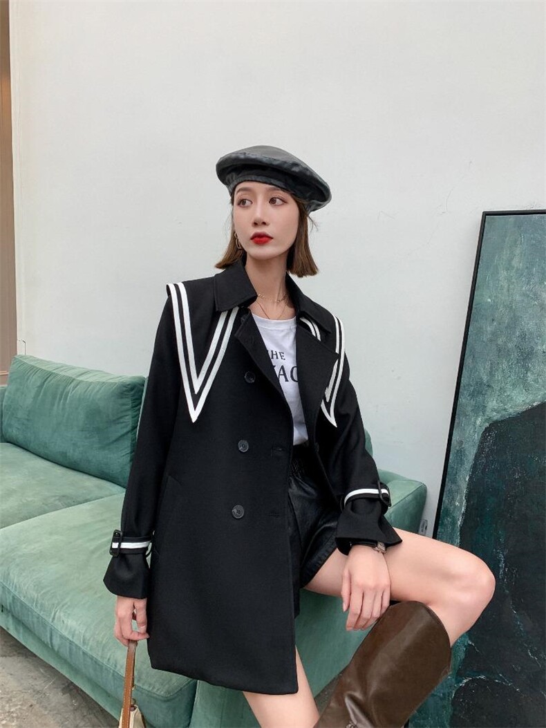 2021年冬季新款时尚外套英伦风休闲，其它，圣伊敏