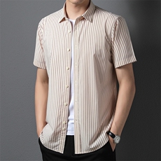 F-PD2211男式2023年夏季新款衬衫男短袖休闲衬衣P66，男装衬衫，电商B360