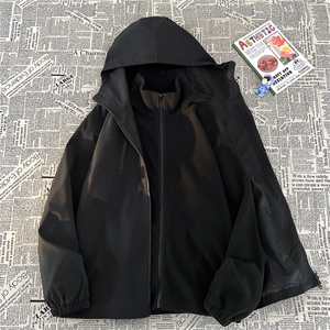 TH810101/P95冬季防风防水冲锋衣大码三合一防水外套夹克男上衣图片