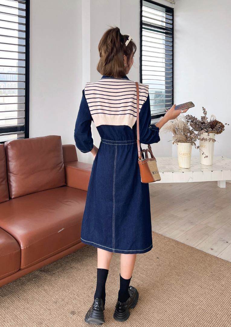 （现货）披肩牛仔裙，其它，伊娜蕾尔