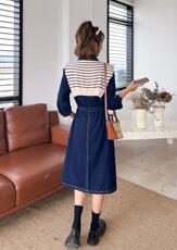 （现货）披肩牛仔裙，其它，伊娜蕾尔