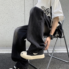 2024新款美式vibe潮流牛仔裤痞帅水洗做旧直筒男式现货K8110-P43，男装牛仔裤，星座512-3