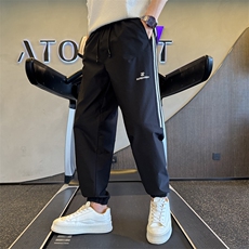 男士休闲裤秋季新款时尚百搭束脚裤运动长裤子男K25460-P78，女装休闲裤，电商A237