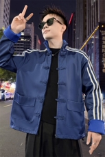 新中式外套男款早秋2025新款风唐装运动休闲夹克8011-P118控168，男装夹克，电商C208