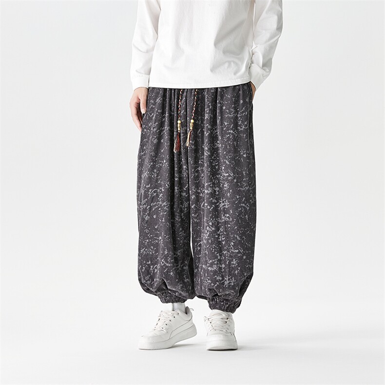 风秋冬灯芯绒炒色灯笼裤男休闲裤xz815-8625p55,男装休闲裤,星座815（原A203）