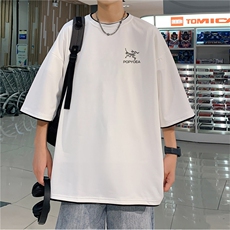 xZ116-T136-p25-控39M-5XL抖音拼接OVERSIZECLEANFITT恤夏季大码，男装T恤，星座116