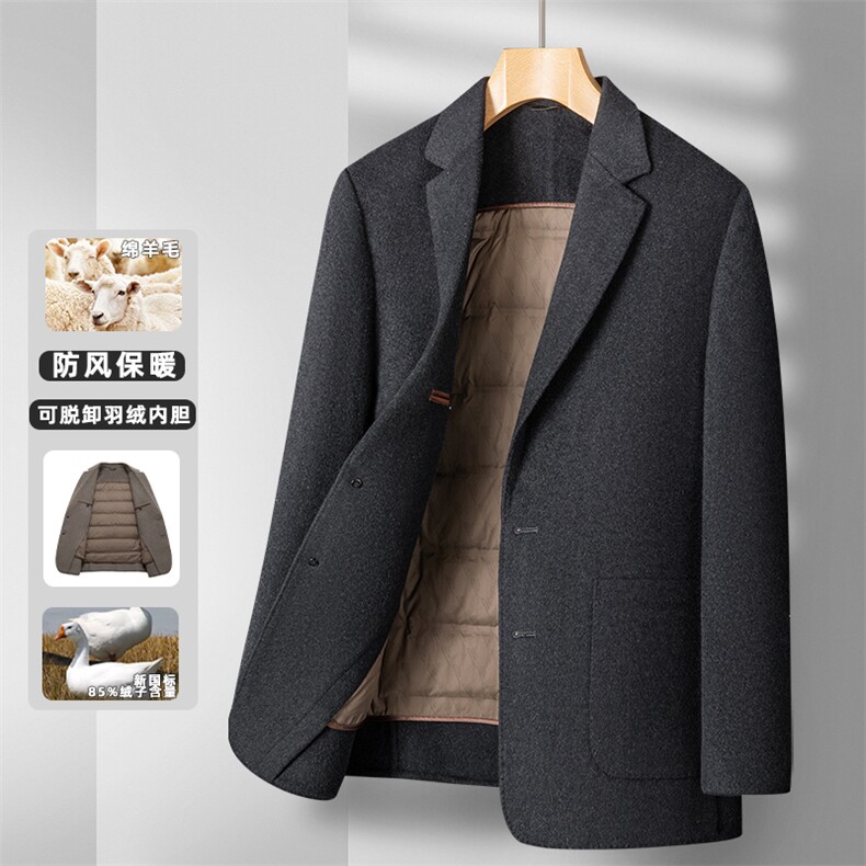 588-70可脱卸羽绒内胆五色小西服P330,男装西服,星座1409-3