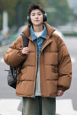 现货一万件抖音直播牛仔假两件大码棉衣情侣棉服8218P118，男装棉衣，电商A030