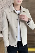 男士外套韩版潮流仿呢料休闲夹克男1217--2--JK27--P125，男装针织衫/毛衣，星座1217-2