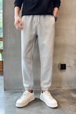 社会精神小伙裤子男秋潮牌ins运动束脚九分裤K8595-P45控78，男装休闲裤，星座210-3
