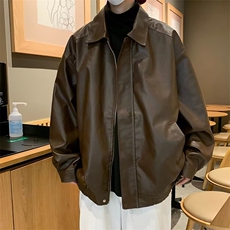 2023美式秋季夹克新款男时尚潮皮夹克外套Q3322P70，男装夹克，星座1116-2