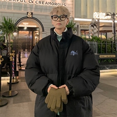 外景冬季加厚面包服男文艺大码宽松保暖棉衣立领外套MF00901/P90，男装棉衣，电商B316