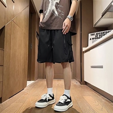 夏季冲锋裤防水速干工装短裤男休闲宽松五分裤子运动D729，男装牛仔裤，星座1116A-1（原606A）
