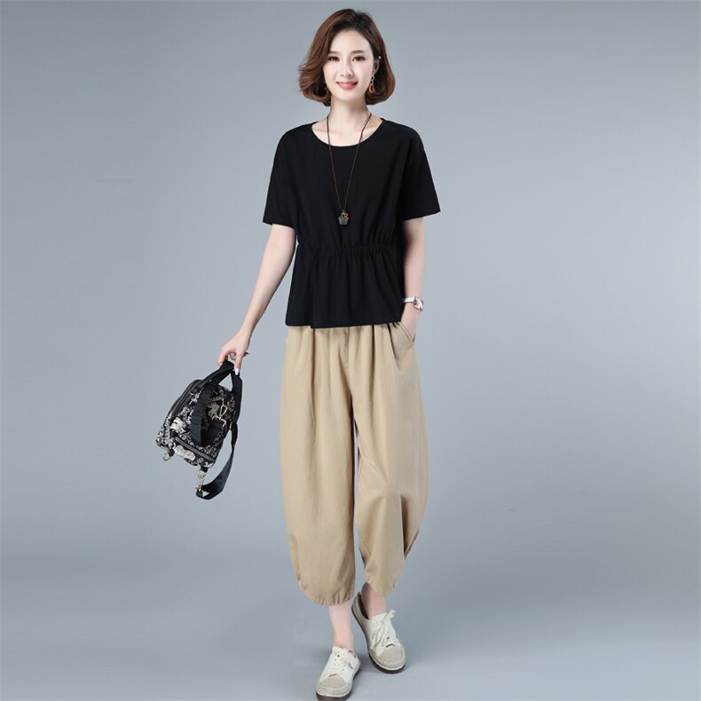 2026年夏装新款两件套装九分裤,女装套装/套裙,简韵佳